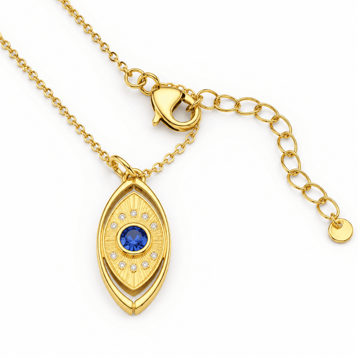 Collier en acier inoxydable Œil de Gardien de la Vague Lunaire - image 4
