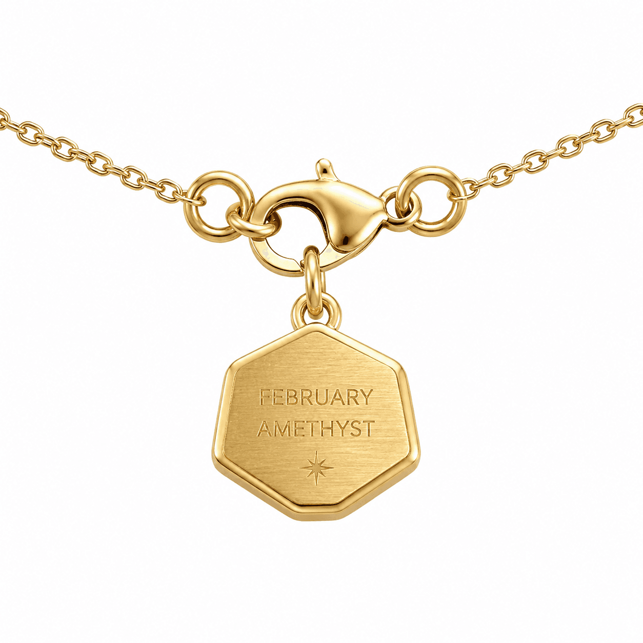 Collar con charm de piedra de nacimiento de ginkgo lunar - image 4