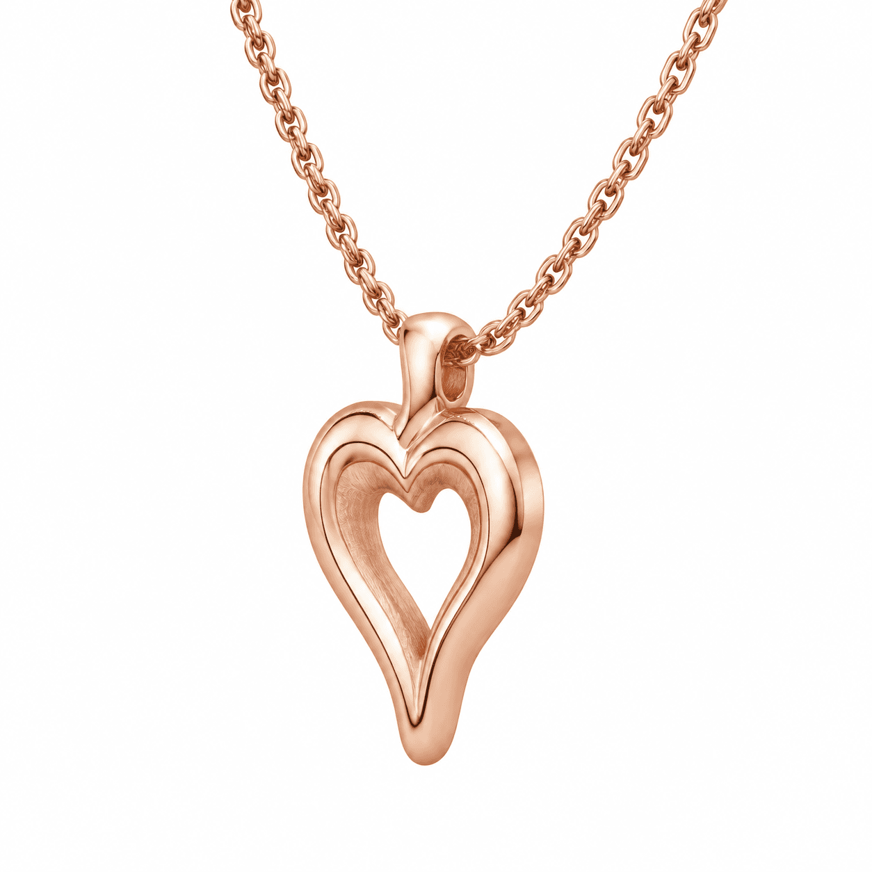 Aurora Eclipse Heart Charm Necklace 3