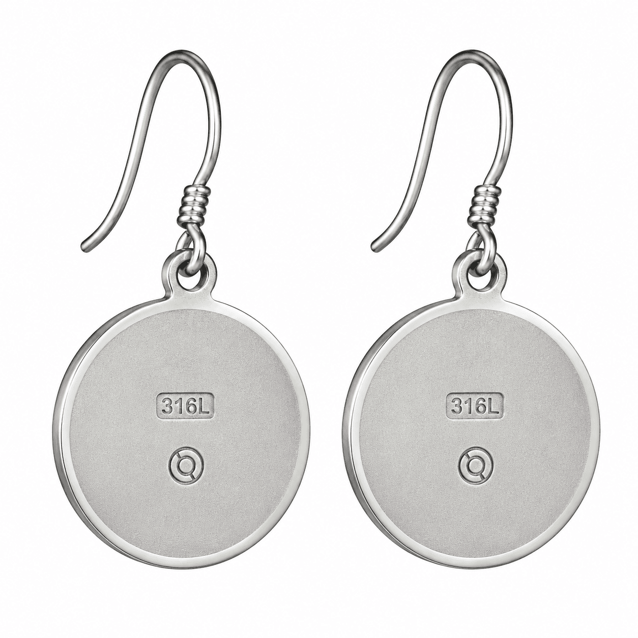 SeaLion Circle Silhouette Earrings 4