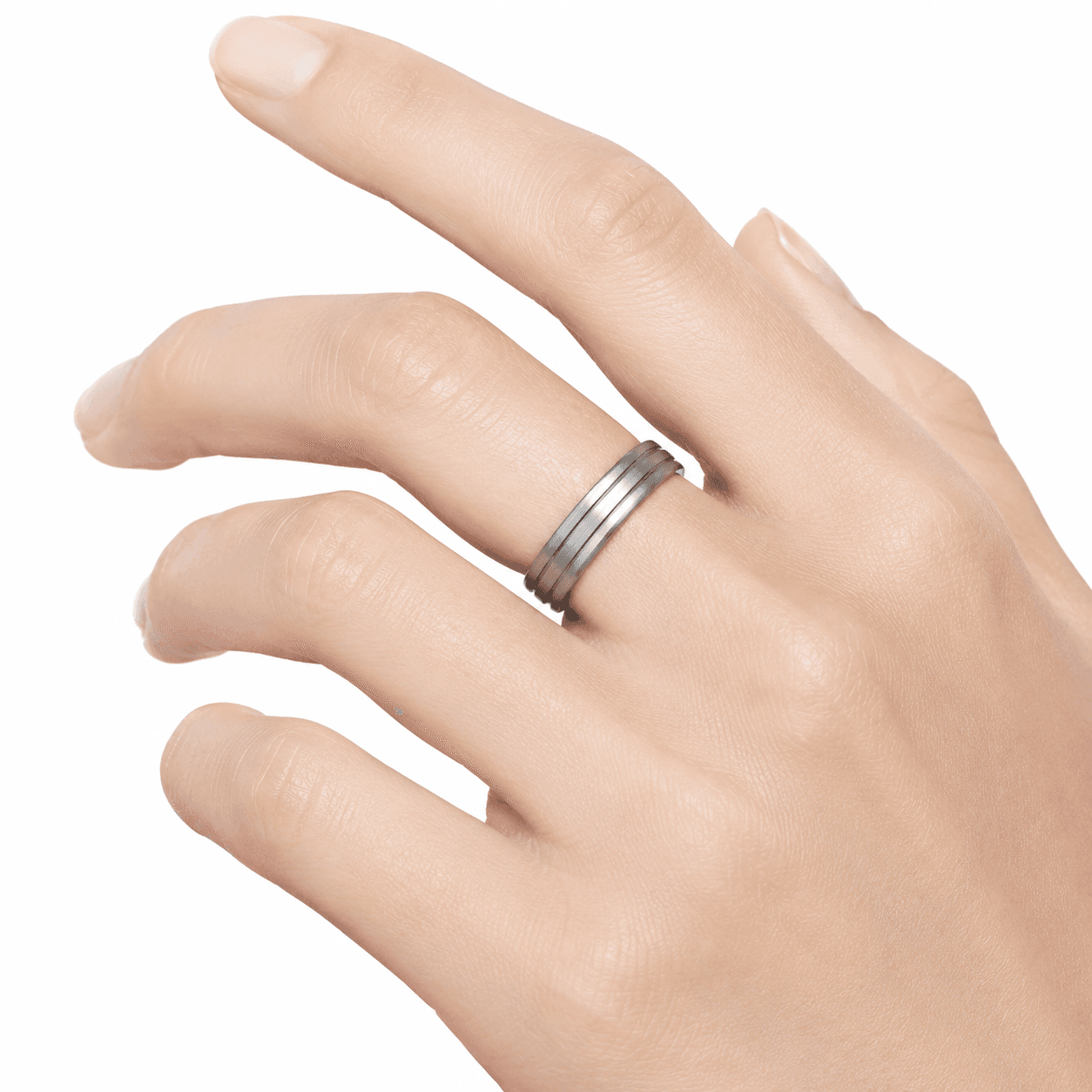 OrbitLattice Ring 316L Stainless Steel 5
