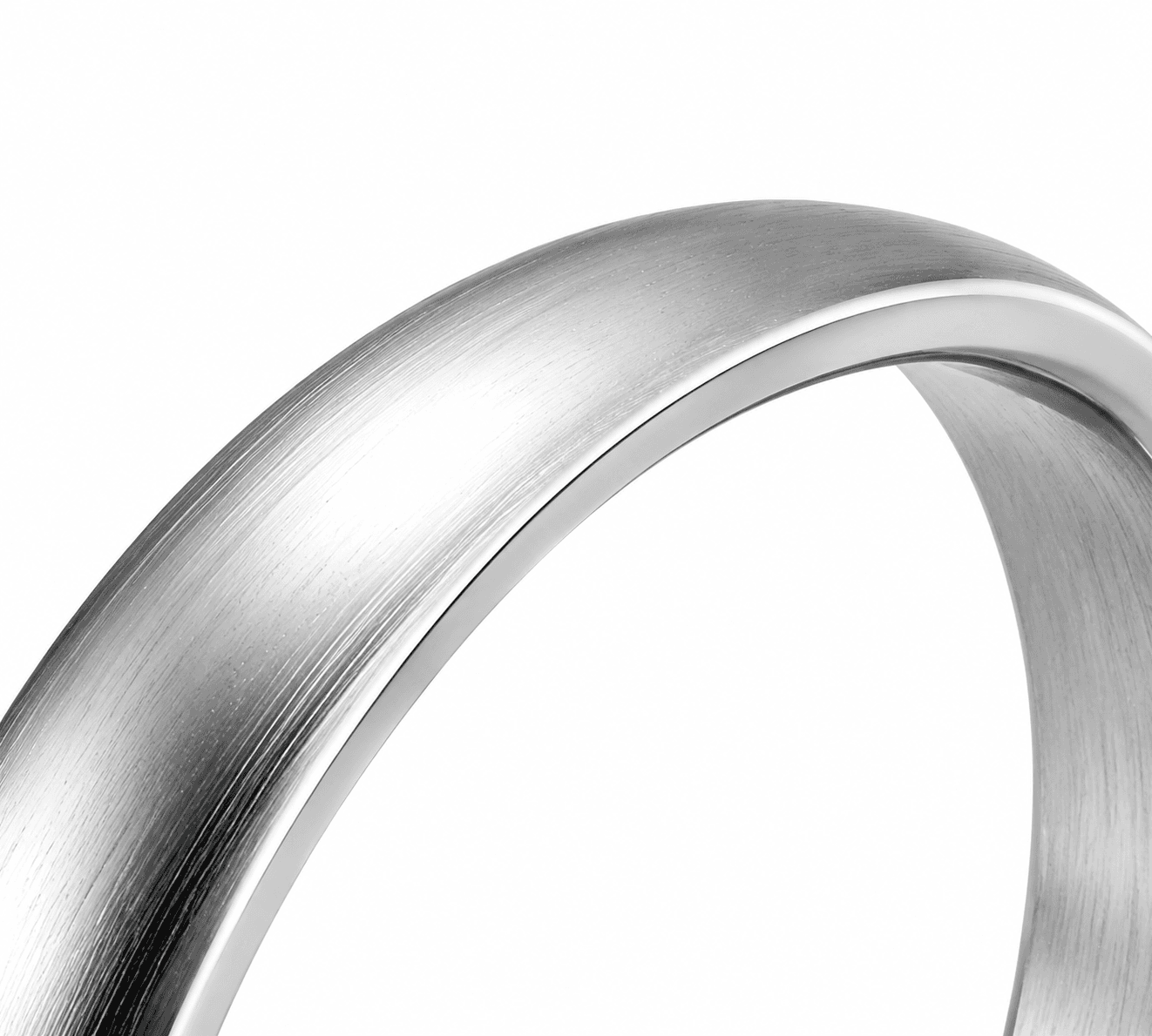 Kinetic Twist Two Tone Stainless Steel Ring 3