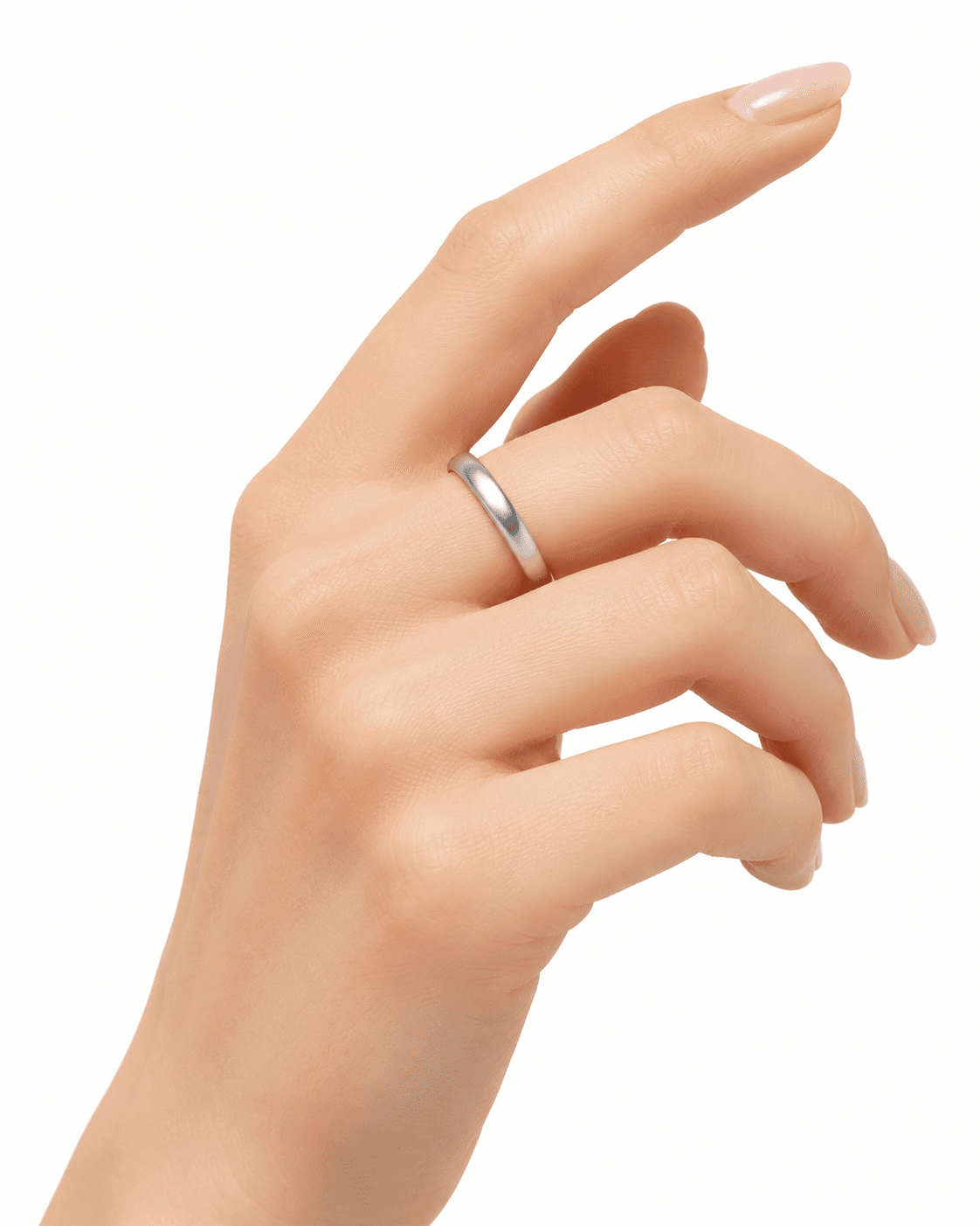 Kinetic Twist Two Tone Stainless Steel Ring 5