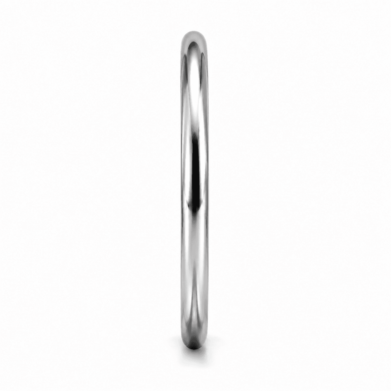 MonoWave Open Band IP Black Minimal Stainless Steel Ring 2