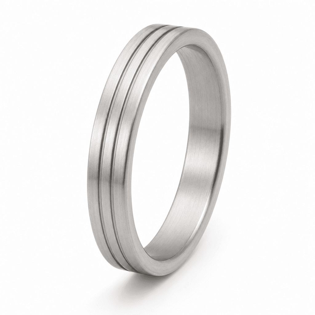 HexaGuard Ring 316L Stainless Steel Delicate Stack