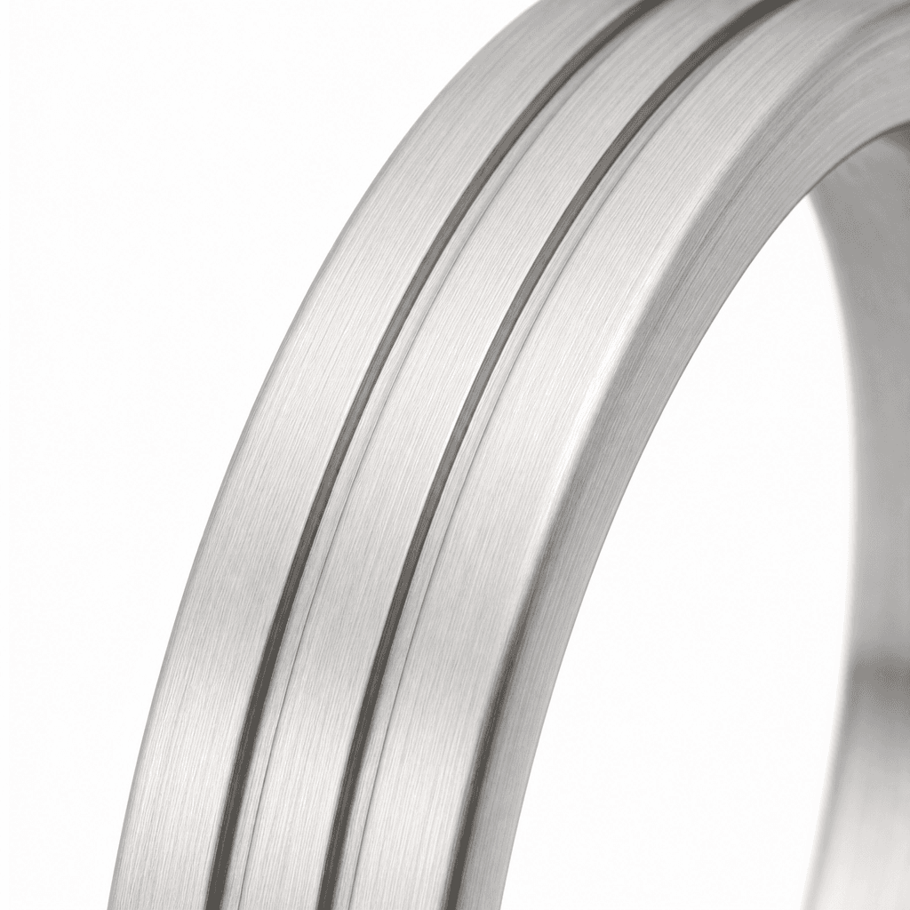 HexaGuard Ring 316L Stainless Steel Delicate Stack 3
