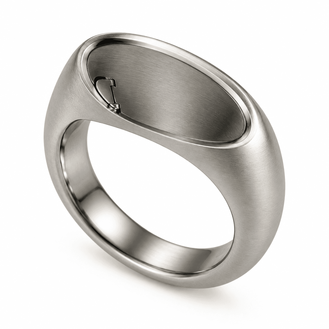 Orbit Flow Sculptural Twist 316L Stainless Steel Ring - image 4