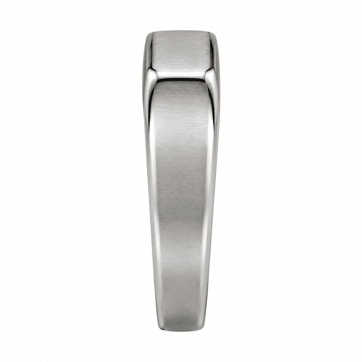 Liquid Arc Sculptural Twist 316L Stainless Steel Ring - image 2