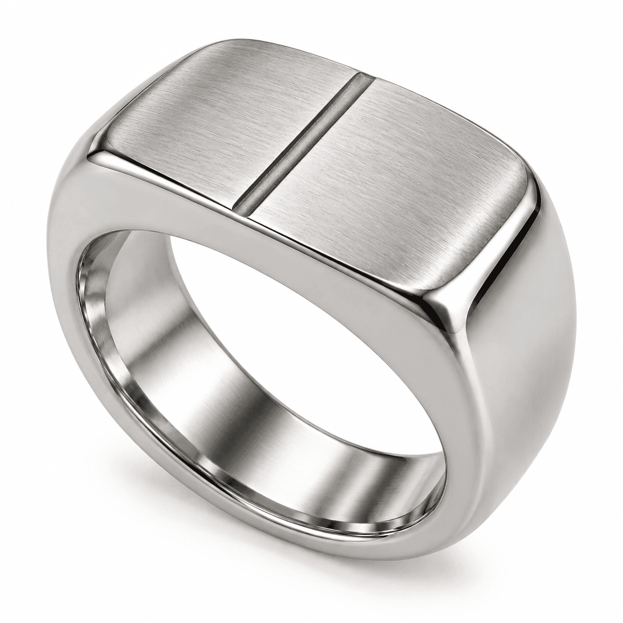 Liquid Arc Sculptural Twist 316L Stainless Steel Ring - image 3