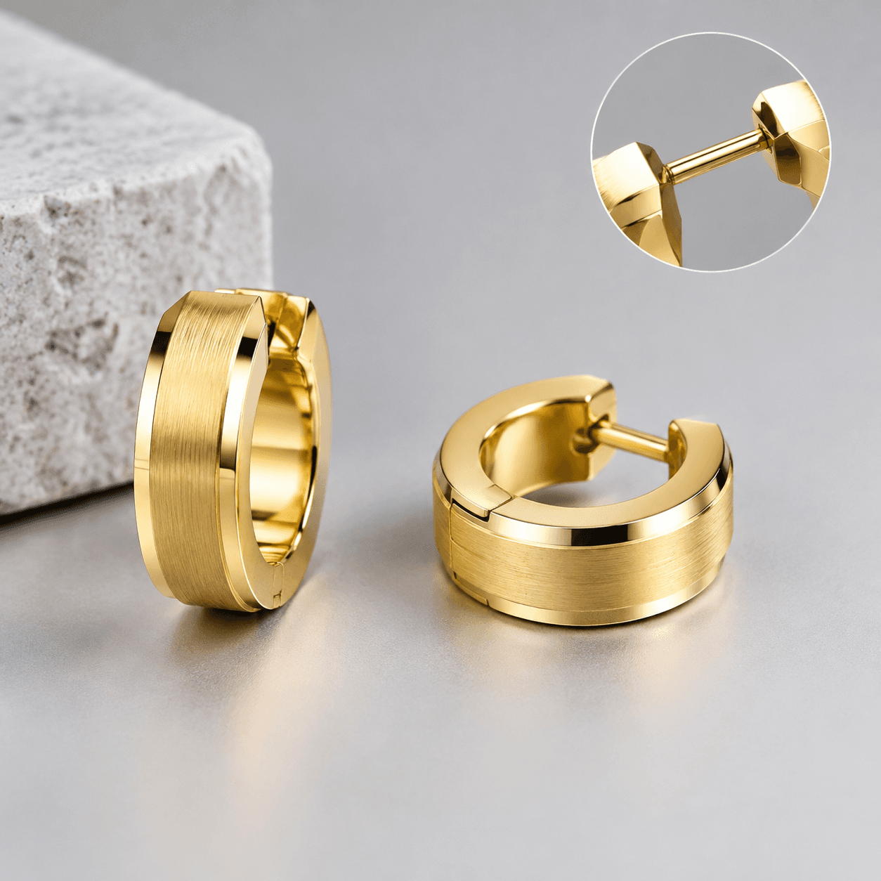 Men Gold Earrings Materials & Gold Finish Guide for OEM/ODM Jewelry Sourcing
