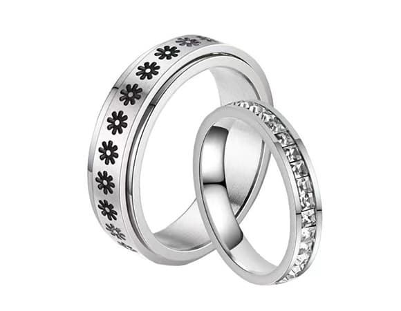 03 Innovative Stainless-Steel Wedding Rings
