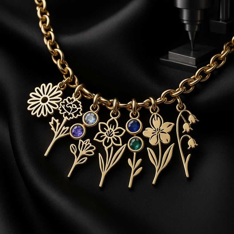 Engineered Elegance: Tech-Driven Custom Charm Necklaces