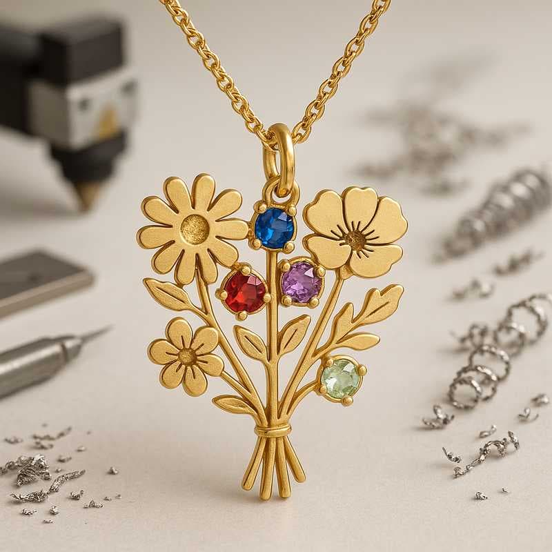 Built to Last: Tech & Materials Behind Custom Gold Charm Necklaces