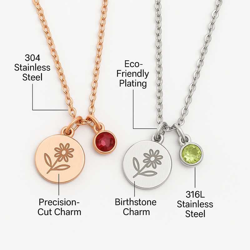 Advanced Stainless Steel Crafting for Birthstone Charm Necklaces