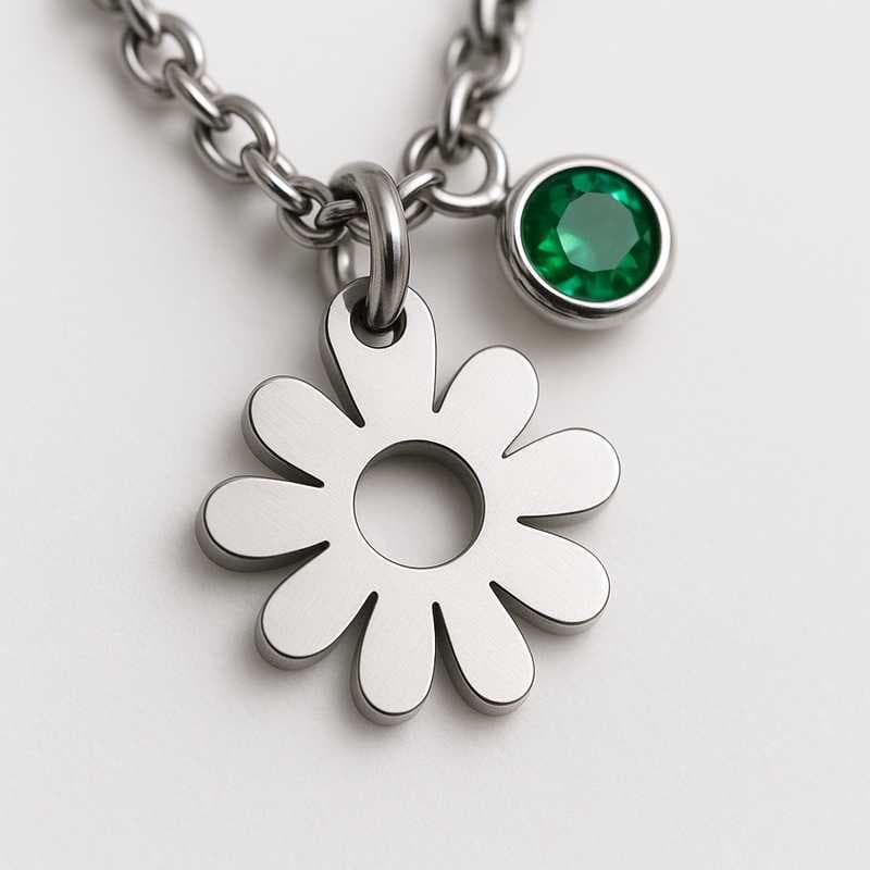 Engineered Elegance: Stainless Steel Tech in Birthstone Charms