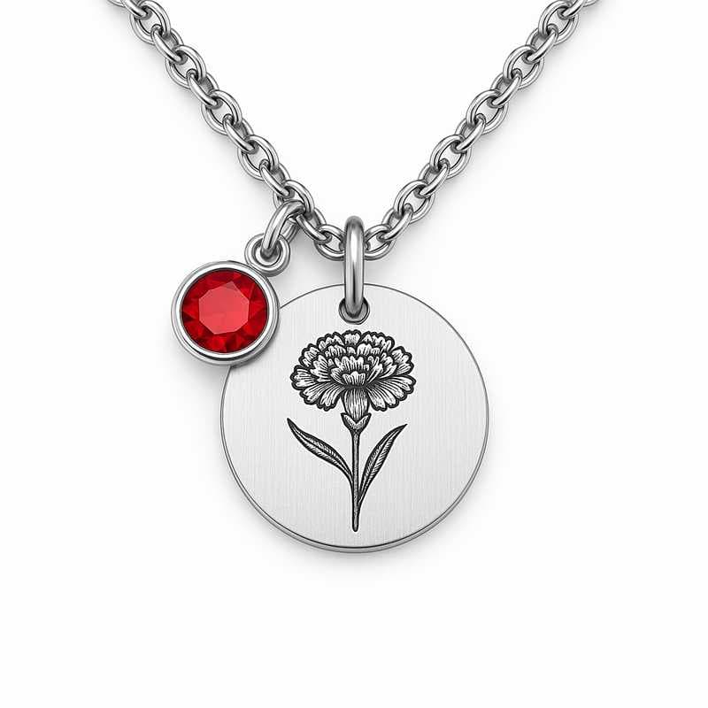 Seasonal Charm Necklaces: Birthstone & Birth Flower Designs for Every Occasion