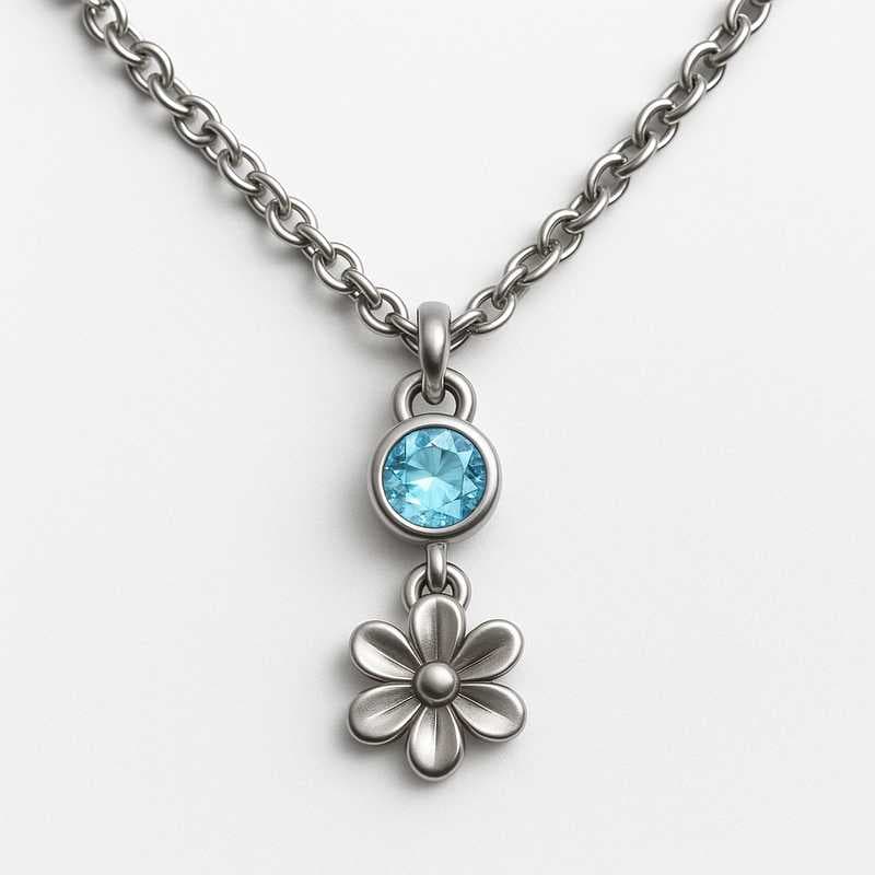 Seasonal Charms: Custom Birthstone & Flower Necklaces for Every Occasion