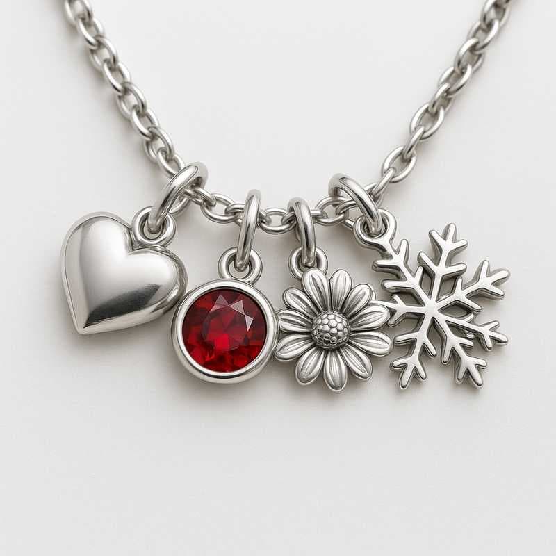 Festive Fusion: Bespoke Floral & Birthstone Charms by Season