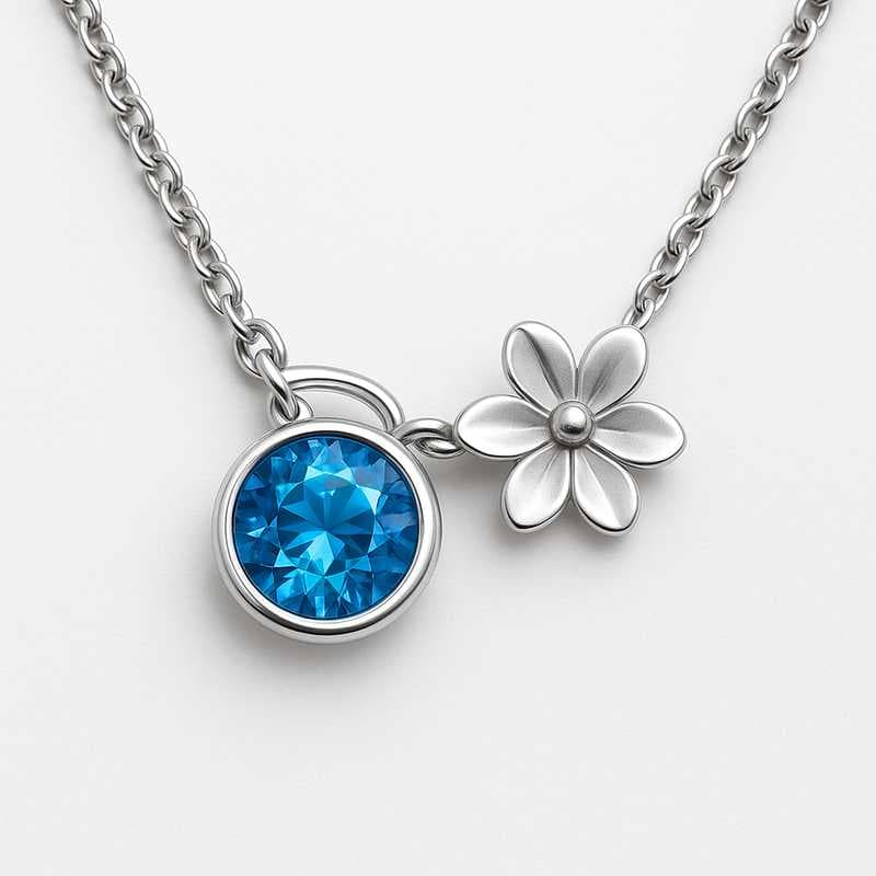 Tailored Elegance: Birthstone Flower Charms for Industry Innovation