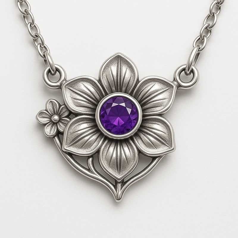 Customized Birth Month Flower & Birthstone Necklaces for Industry Solutions