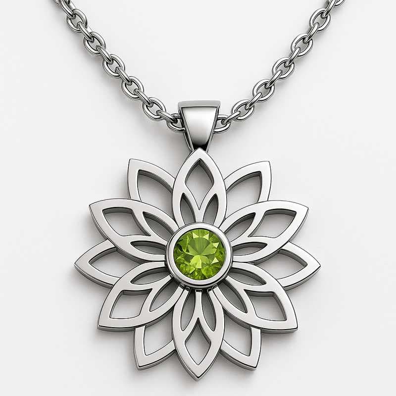 Innovation & Sustainability: Crafting Birthstone Flower Necklaces with Stainless Steel