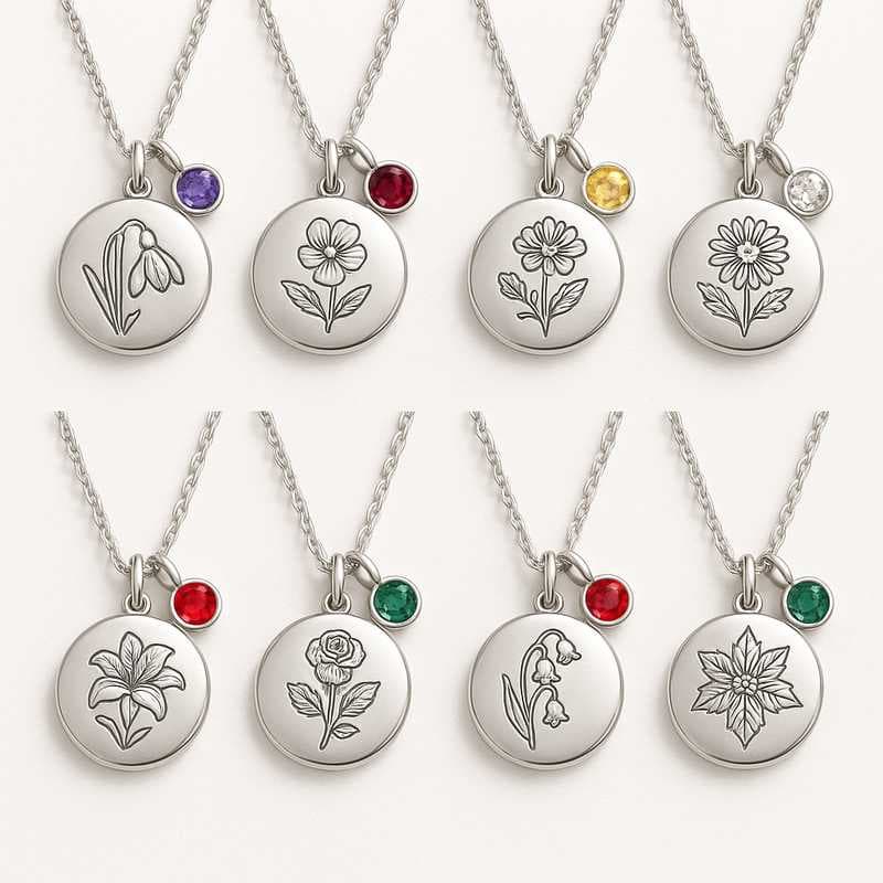 Timeless Blooms & Gems: Holiday-Ready Custom Necklaces