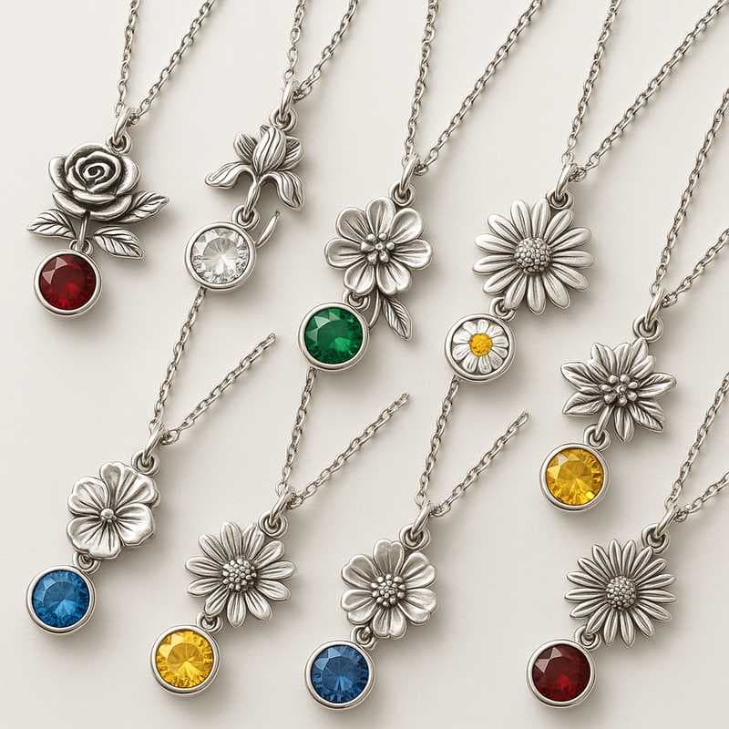 Seasonal Blooms & Sparkles: Custom Charm Necklaces for Every Occasion