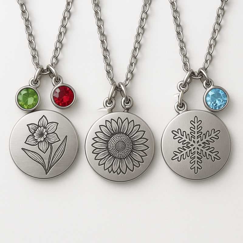 Timeless Sparkle: Custom Floral & Birthstone Charms for Festive Seasons