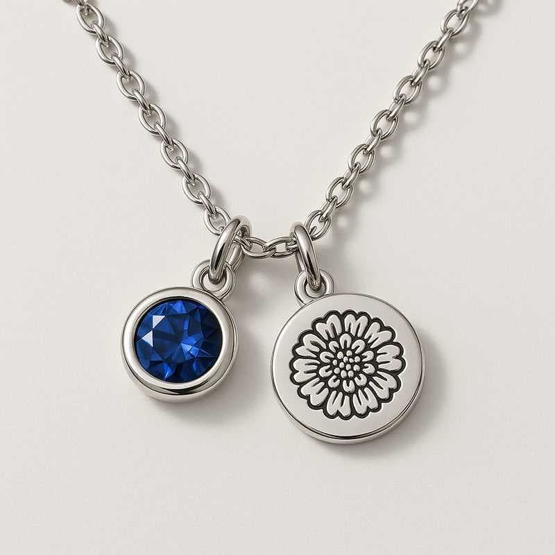Timeless Treasures: Custom Birthstone & Flower Necklaces for Every Season