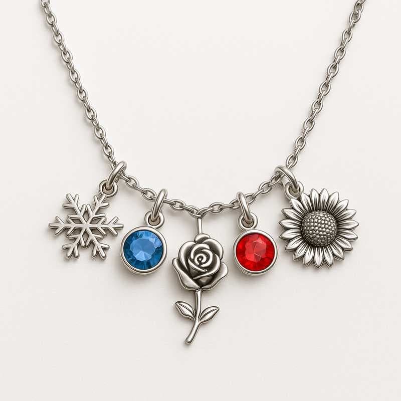 Celebrate the Moment: Seasonal Birthstone & Blossom Charm Designs