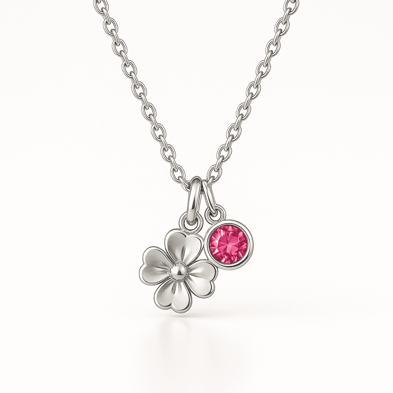 Boost Business with Custom Birthstone Flower Charm Necklaces OEM/ODM Sourcing Guide