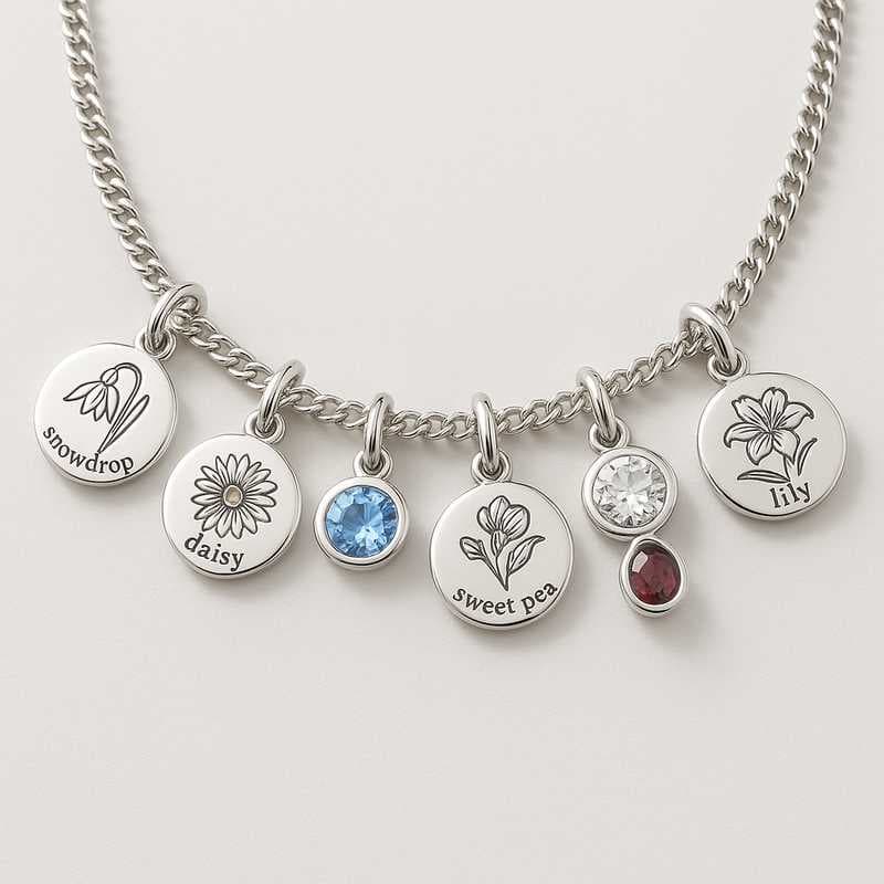 Joyful Gifting Series: Custom Floral & Birthstone Charms