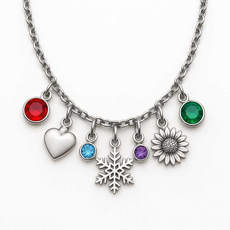Timeless Spark: Holiday & Seasonal Birthstone Charm Creations