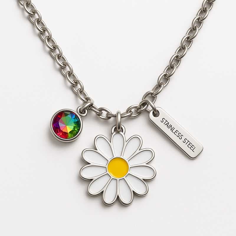 Crafting Custom Birth Month Flower & Birthstone Charm Necklaces