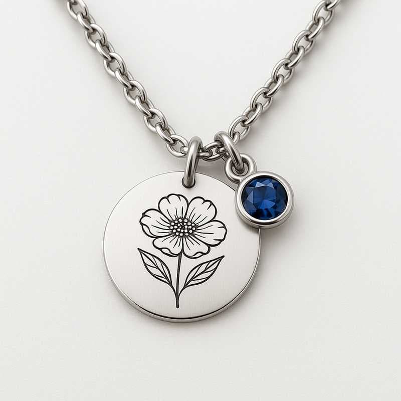 Material-Driven Design: Elevating Custom Birth Flower Jewelry