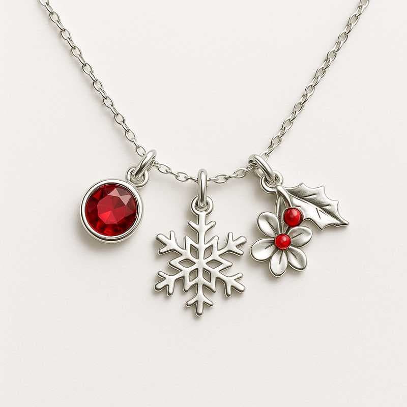 Celebrate Every Moment: Custom Birthstone & Flower Necklaces for Seasonal Wonders