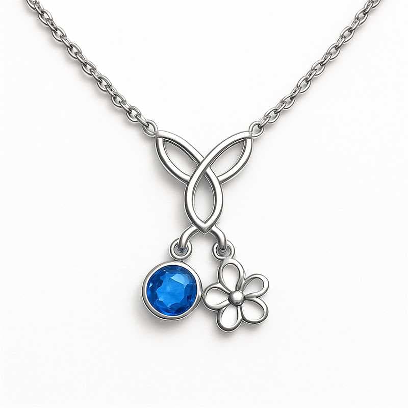 Seasonal Sparkle: Custom Birthstone & Flower Charm Necklaces for Every Festivity