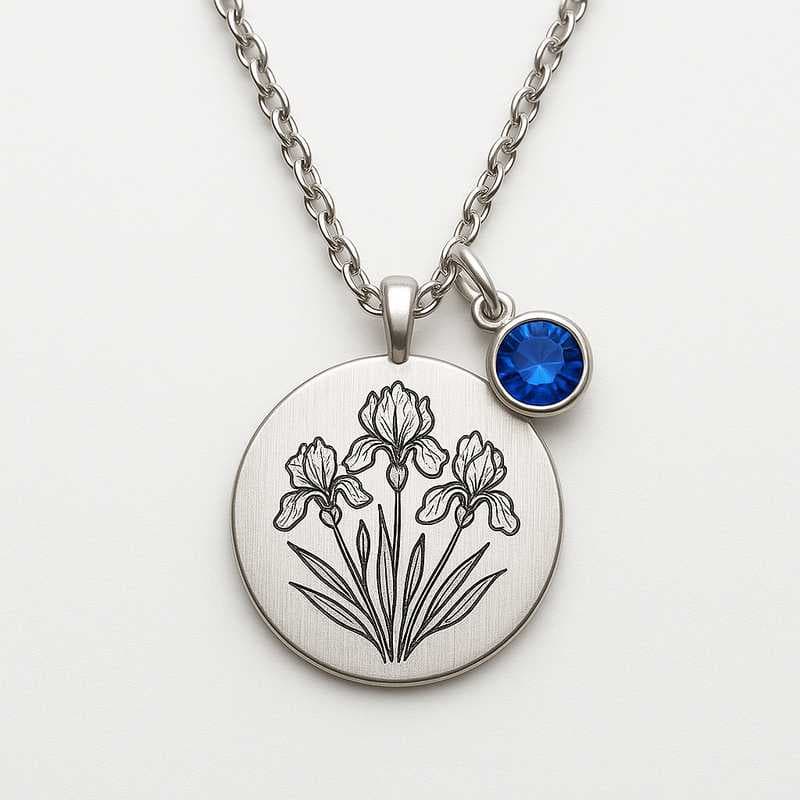 Tailored Birth Month Flower & Birthstone Charm Necklaces: Your Custom Jewelry Solution
