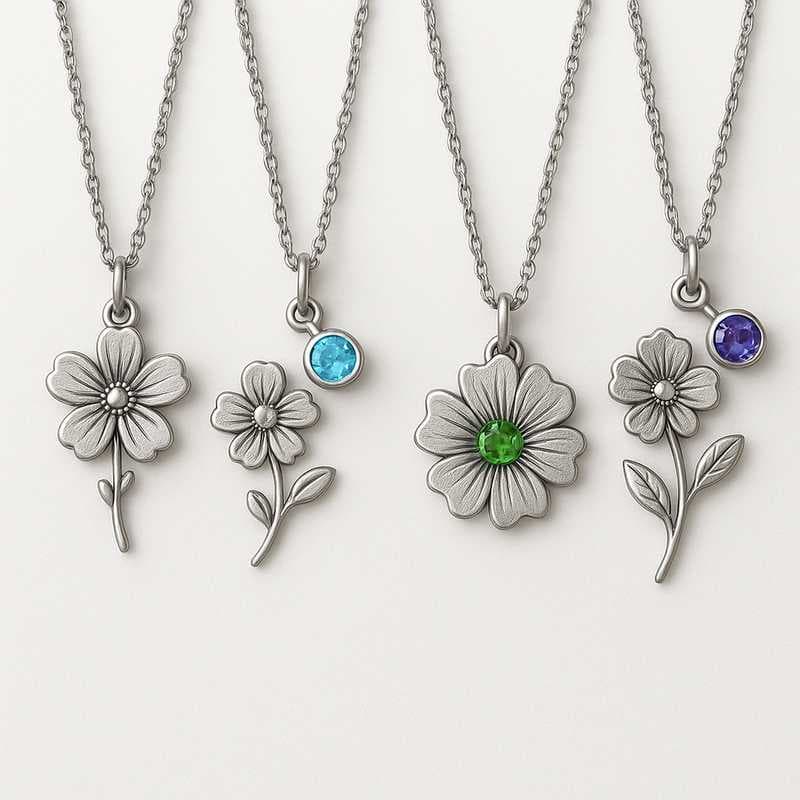 Celebrate Every Season: Custom Birthstone & Flower Necklaces for Holidays