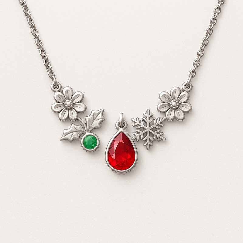 Celebrate Every Season: Custom Birthstone & Flower Necklaces for Every Holiday