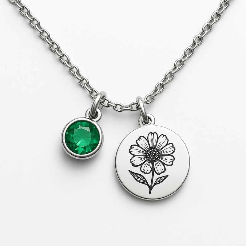 2025 Market Insights: Custom Birth Month Flower & Birthstone Charm Necklaces