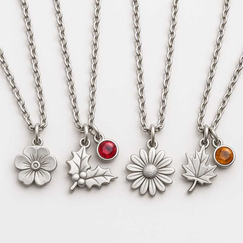Bloom & Brilliance: Holiday-Ready Custom Charm Necklaces