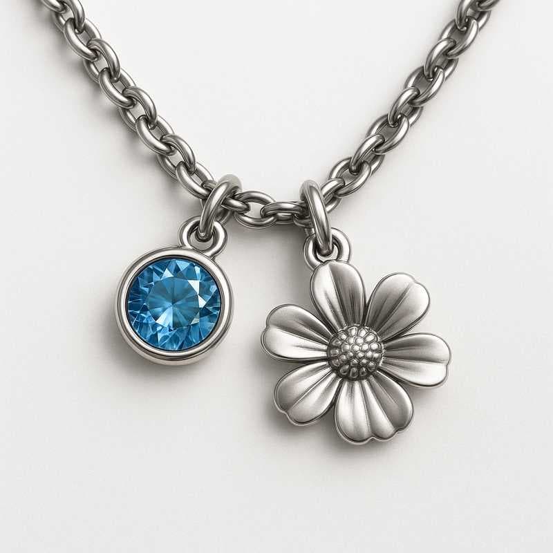 Seasonal Charms: Custom Birthstone & Flower Necklaces for Holiday Collections