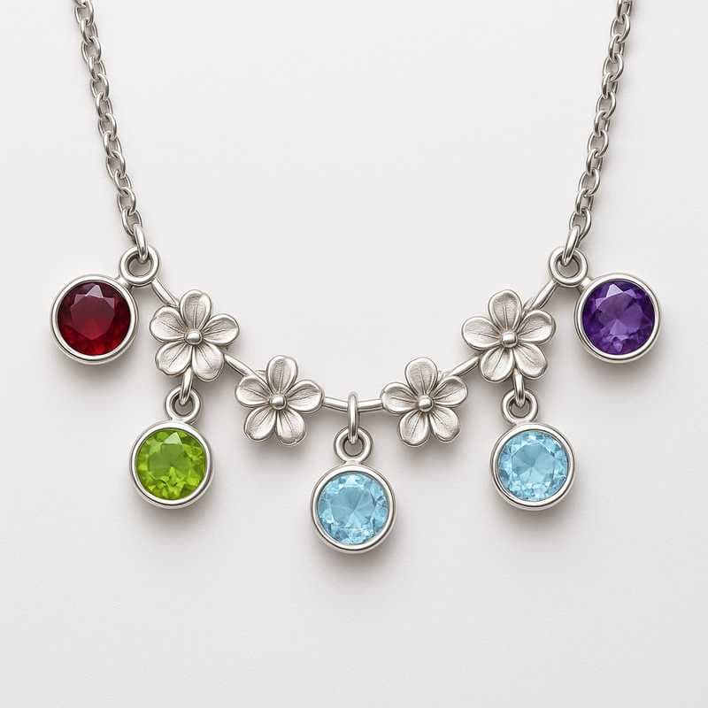 Celebrate the Seasons: Custom Birth Month Flower & Birthstone Charms