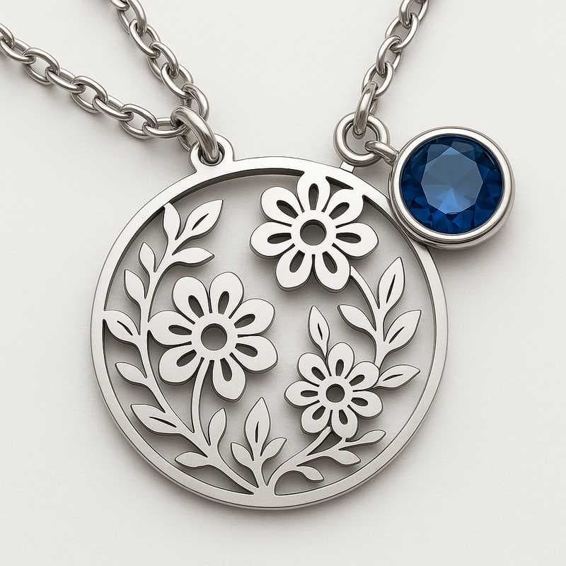 Engineered Brilliance: Birthstone Charm Necklaces Reimagined