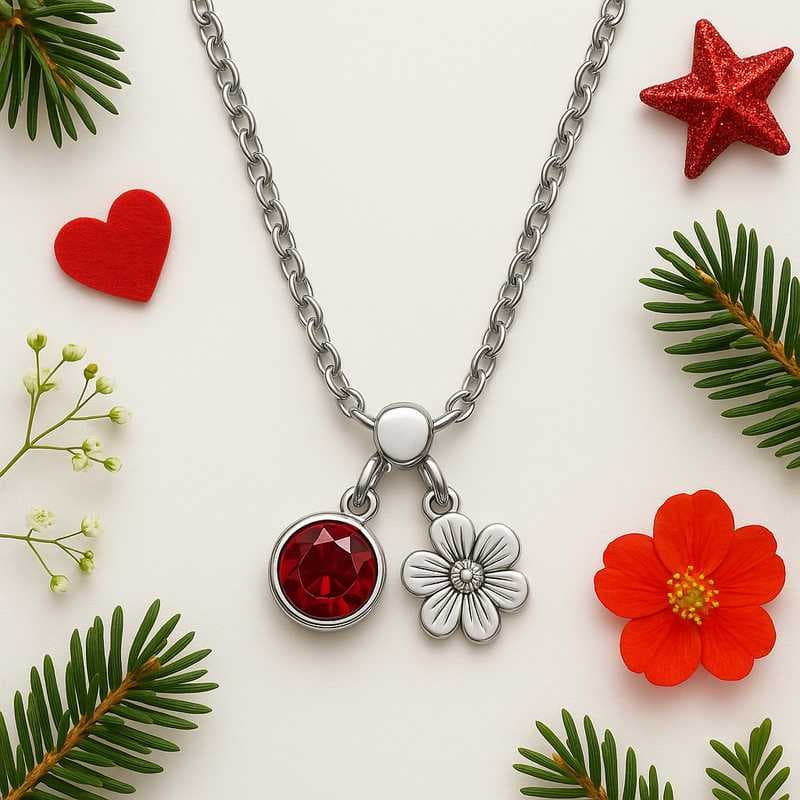 Holiday Spark: Custom Birthstone Charms with Seasonal Appeal