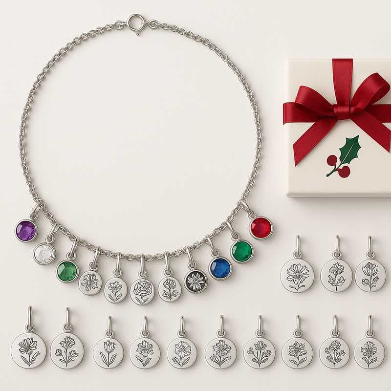 Gifting Season Sparkle: Bespoke Charm Necklaces in Bloom