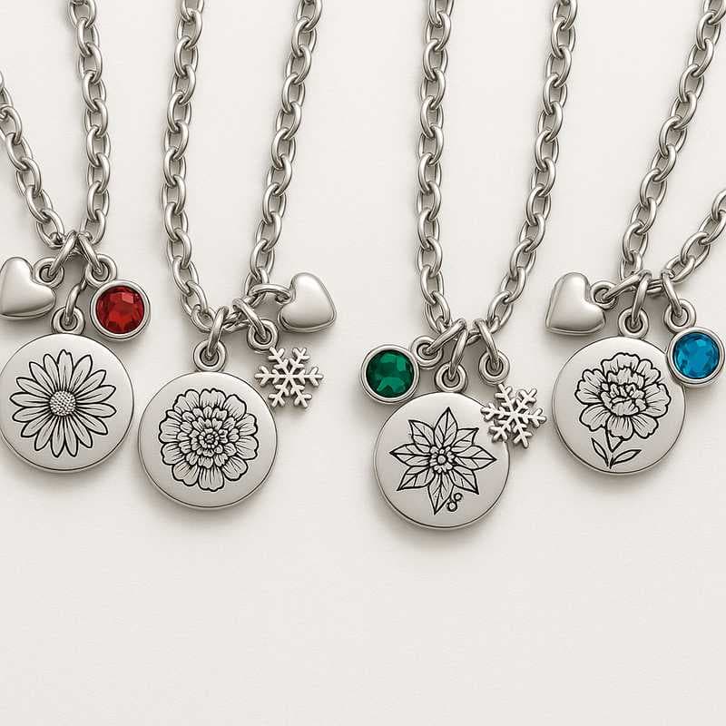 Holiday Bloom: Limited-Edition Birth Month Flower Charms