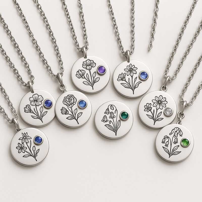 Holiday Spark: Exclusive Birth Flower & Stone Charms
