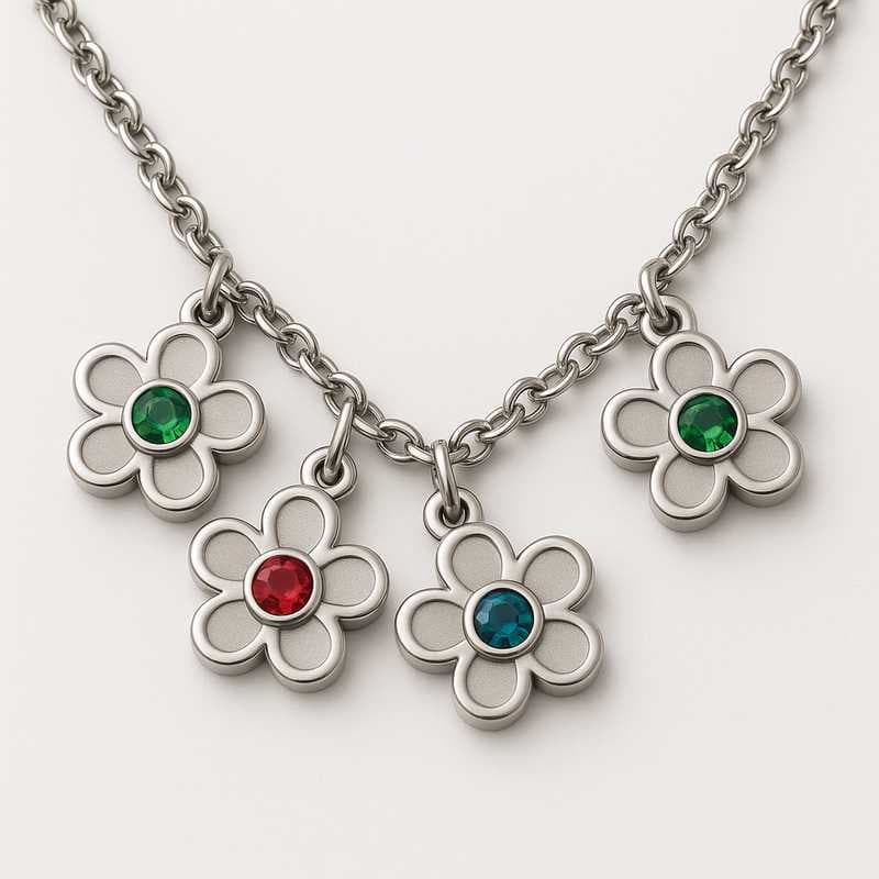 Charm the Seasons: Holiday-Ready Birthstone & Bloom Necklaces